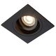 EMBED Downlight Square GU10 Ø9cm Black