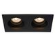 EMBED Recessed spotlight GU10 2x50W Black