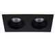 EMBED Recessed spotlight GU10 2x50W Black