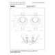 EMBED Recessed spotlight GU10 2x50W Black