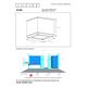 AVEN Ceiling spotlight Square Gu10/50W  White