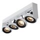 GRIFFON Ceiling spotlight Dim-to-warm 4xGU10 12W W