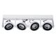 GRIFFON Ceiling spotlight Dim-to-warm 4xGU10 12W W