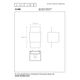 CUBO Wall light 1xG9/40W in White/out Black