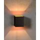 XERA Wall Light Square 1xG9 H10 W10 L8.2cm Black