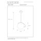 JAZZLYNN Pendant E27 Ø30cm Clear Glass