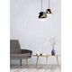 JAZZLYNN Pendant E27 Ø30cm Smoke Glass