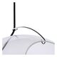 JAZZLYNN Pendant E27 Ø40cm Clear Glass