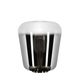 GLORIO Tabel lamp E 27 Ø45cm H53cm  Chrome + Smoke