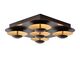 AMINE Ceiling Light LED 5x5W 34/34cm Rust Brown