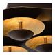AMINE Ceiling Light LED 5x5W 34/34cm Rust Brown