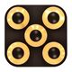 AMINE Ceiling Light LED 5x5W 34/34cm Rust Brown