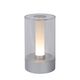 TRIBUN Table lamp Led 3W Silbergrey / Plexi