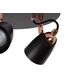RIDE-LED Spot 3xGU10/5W incl 3000K Red Copper