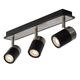 LENNERT Spot 3xGU10/5W incl Black