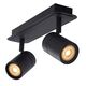 LENNERT Ceiling spotlight 2x5W/GU10 Matt Black