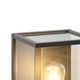 CLAIRE-LED  Wall Light IP54 1xE27 Max60W Anthracit