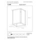 CLAIRE-LED  Wall Light IP54 1xE27 Max60W Anthracit