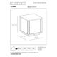 CLAIRE Bollard IP54 1xE27 Max60W L20cm W20cm H25cm