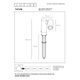 TATUM Garden spotlight ground spike LED 4.5W Anthr
