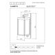 CLAIRETTE Wall Light LED 15W IP54 Anthracite
