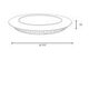 BRICE-LED Built-in Dimmable 8W Round D11cm IP40 W