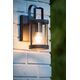 LINDELO Wall Light IP23 E27 H28cm Black