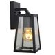 MATSLOT Wall Light IP23 E27 H25cm Black