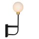 BEREND Wall Light Bathroom 1xG9/33W 13/21/40cm Bla