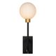 BEREND Wall Light Bathroom 1xG9/33W 13/21/40cm Bla