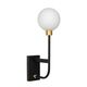 BEREND Wall Light Bathroom 1xG9/33W 13/21/40cm Bla