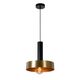 GIADA Pendant E27/60W Ø 30cm Matt Black/Satin Bras