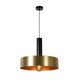 GIADA Pendant E27/60W Ø 50cm Matt Black/Satin Bras