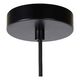 GIADA Pendant E27/60W Ø 50cm Matt Black/Satin Bras