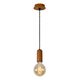 DROOPY Pendant E27/4W excl. H10 Ø4.5cm Rusty
