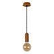 DROOPY Pendant E27/4W excl. H10 Ø4.5cm Rusty