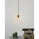 DROOPY Pendant E27/4W excl. H10 Ø4.5cm Rusty