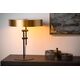 GIADA Table lamp 2x E27 /40W Matt Black/Satin Bras