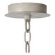 ROBIN Chandelier 5xE14 Ø57cm Shade Linen/Taupe