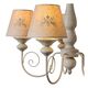 ROBIN Chandelier 5xE14 Ø57cm Shade Linen/Taupe