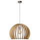 BOUNDE Pendant E27 D50 H37cm Light Wood