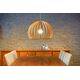 BOUNDE Pendant E27 D50 H37cm Light Wood