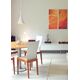 GIPSY Pendant  E27 Ø16cm H29cm White