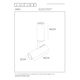 GREG Spot Led 13w Ø5cm H28cm Black