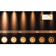 POLARIS  Ceiling light DTW 50W Square Black