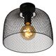 MESH Ceiling Light E27 Ø30cm H26cm Black