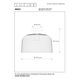 MESH Ceiling Light E27 Ø30cm H26cm Black