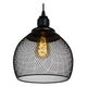 MESH Pendant E27 Ø22cm H 20cm Black