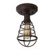ZYCH Ceiling light  E27/60W Ø 14cm Rusty