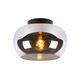 JUDI Ceiling light Ø30cm H22cm Black/smoke glass